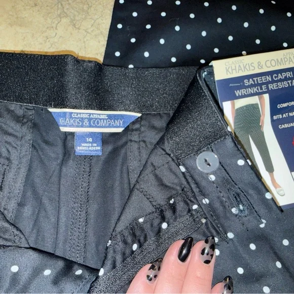 Polka Dot Capris - Picture 3 of 4